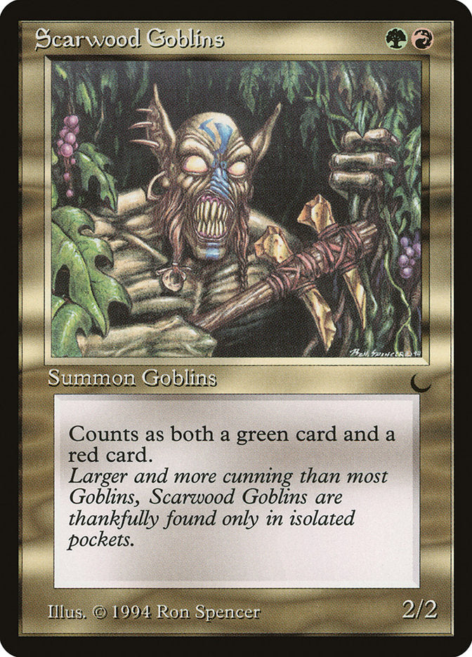 MTG Card Title: Scarwood Goblins DRK/94