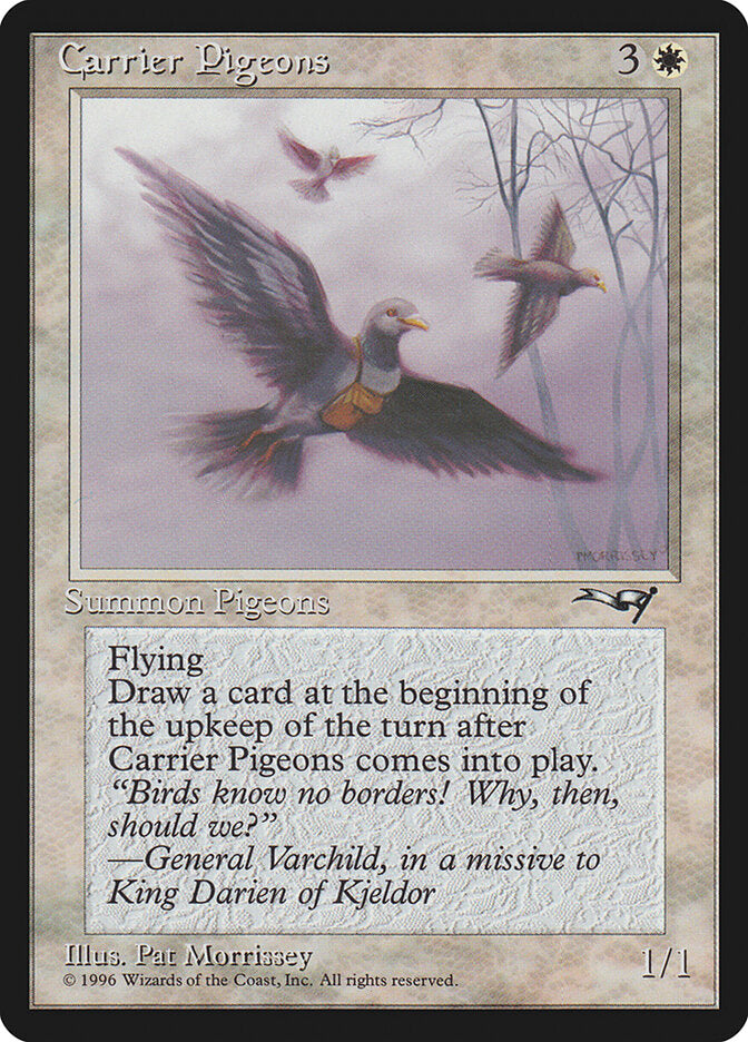 MTG Card Title: Carrier Pigeons ALL/1a