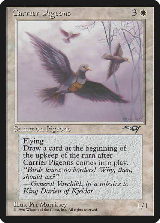 MTG Card Title: Carrier Pigeons ALL/1a