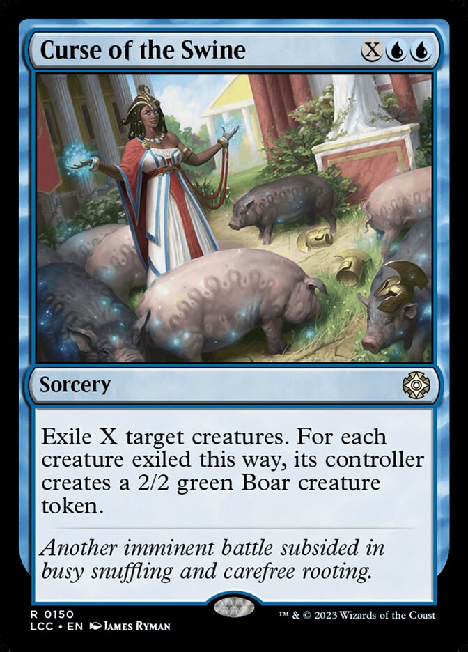 MTG Card Title: Curse of the Swine LCC/150