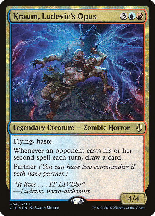 MTG Card Title: Kraum, Ludevic's Opus C16/34