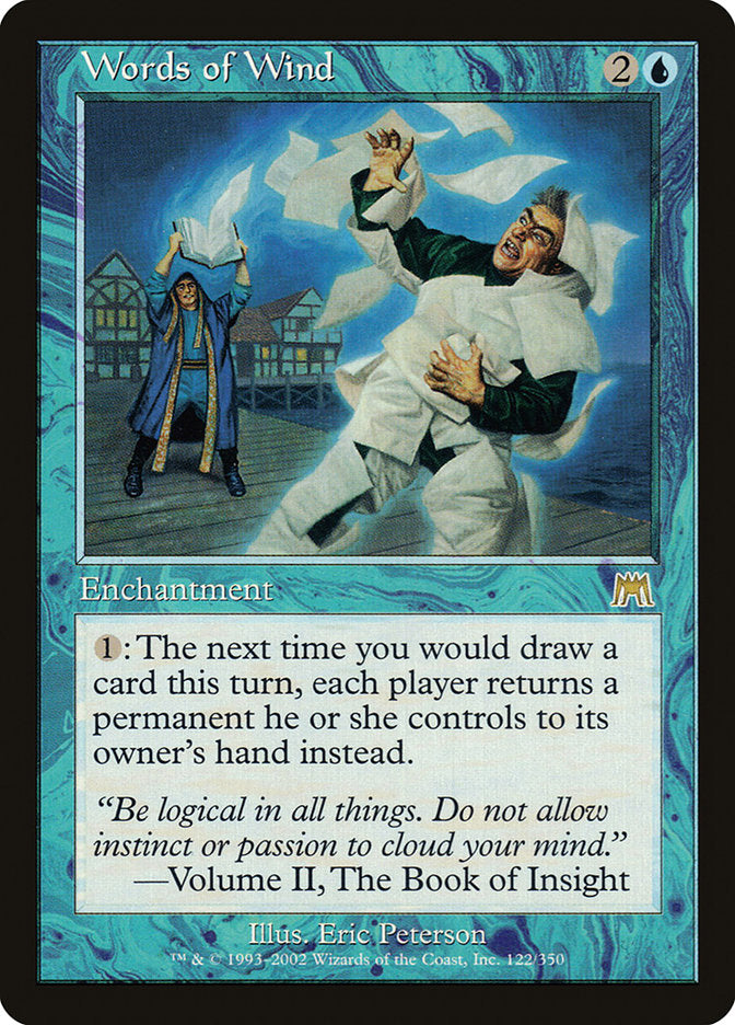 MTG Card Title: Words of Wind ONS/122