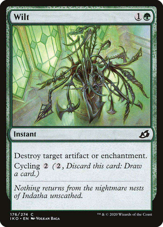 MTG Card Title: Wilt IKO/176