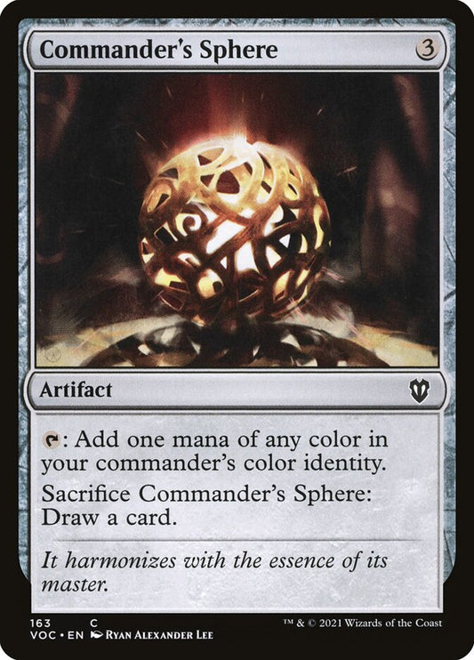 MTG Card Title: Commander's Sphere VOC/163