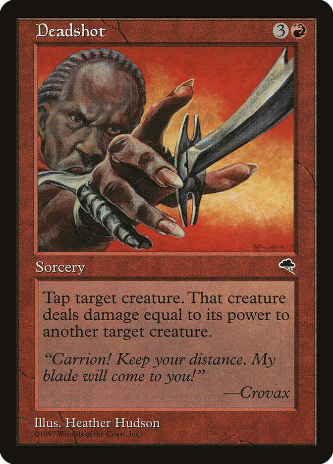 MTG Card Title: Deadshot TMP/170