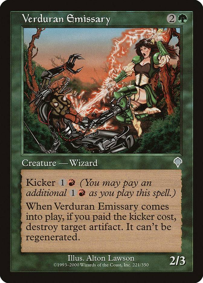 MTG Card Title: Verduran Emissary INV/221