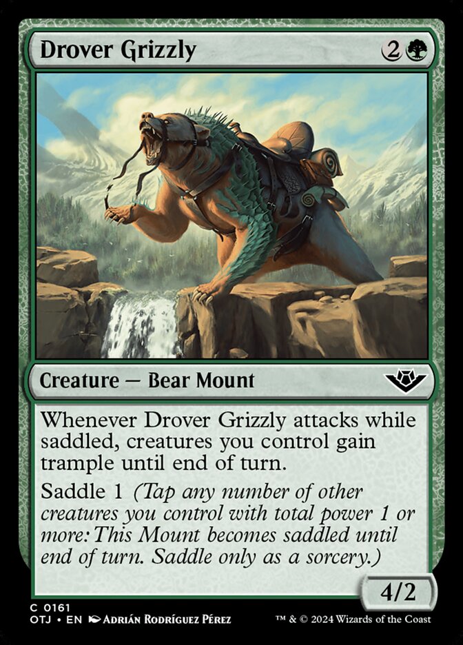 MTG Card Title: Drover Grizzly OTJ/161