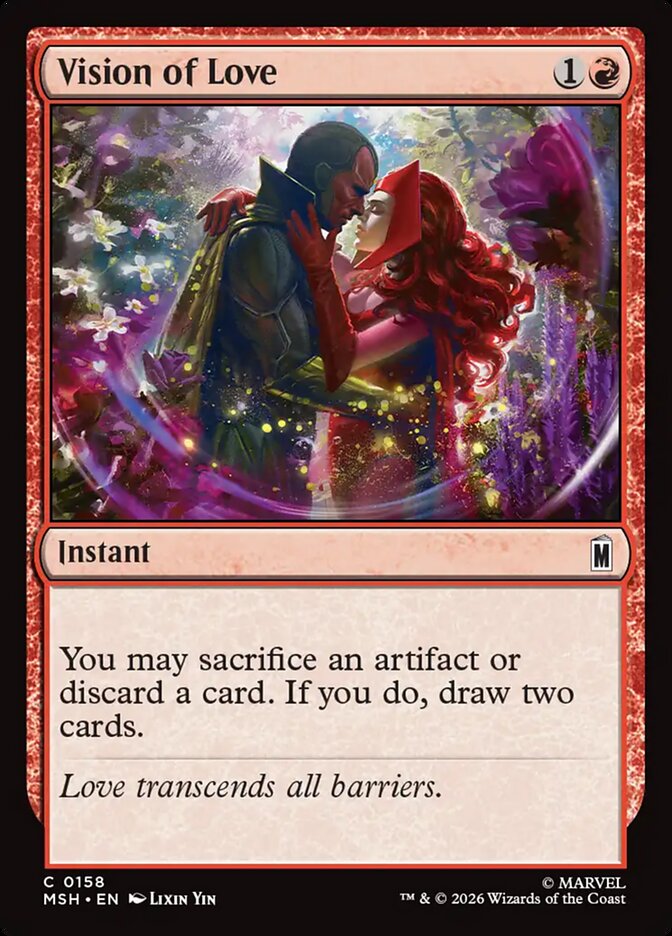 MTG Card Title: Vision of Love MSH/158