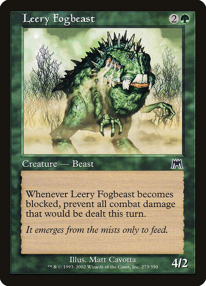 MTG Card Title: Leery Fogbeast ONS/273
