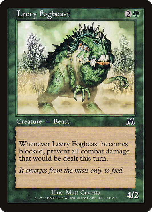 MTG Card Title: Leery Fogbeast ONS/273