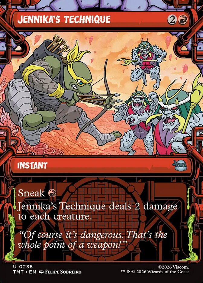 MTG Card Title: Jennika's Technique TMT/236