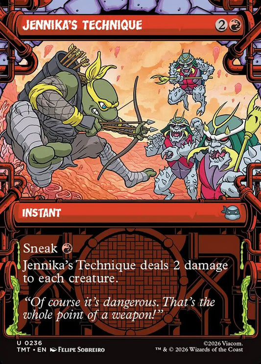 MTG Card Title: Jennika's Technique TMT/236