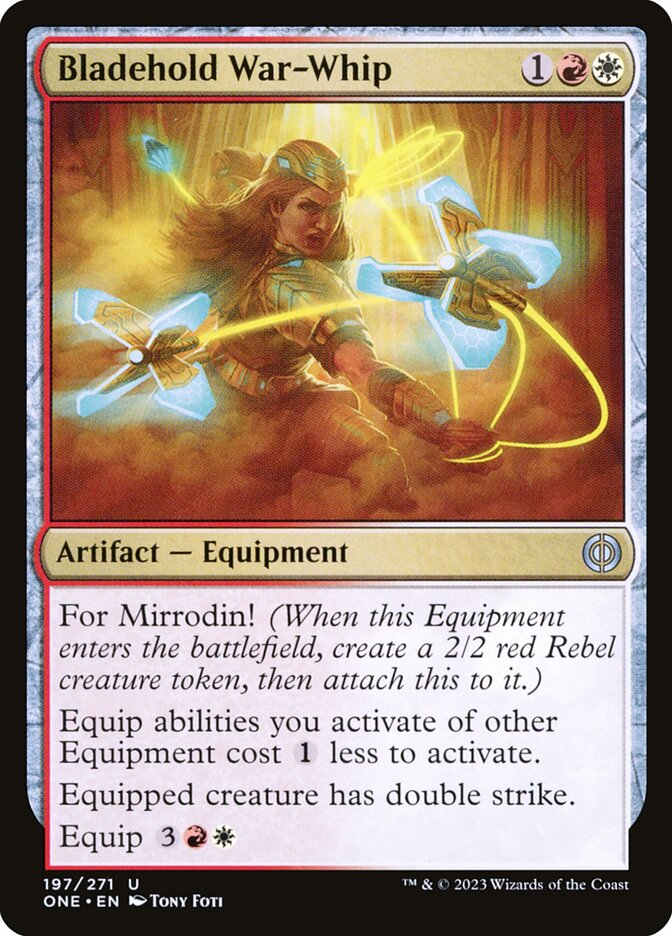 MTG Card Title: Bladehold War-Whip ONE/197