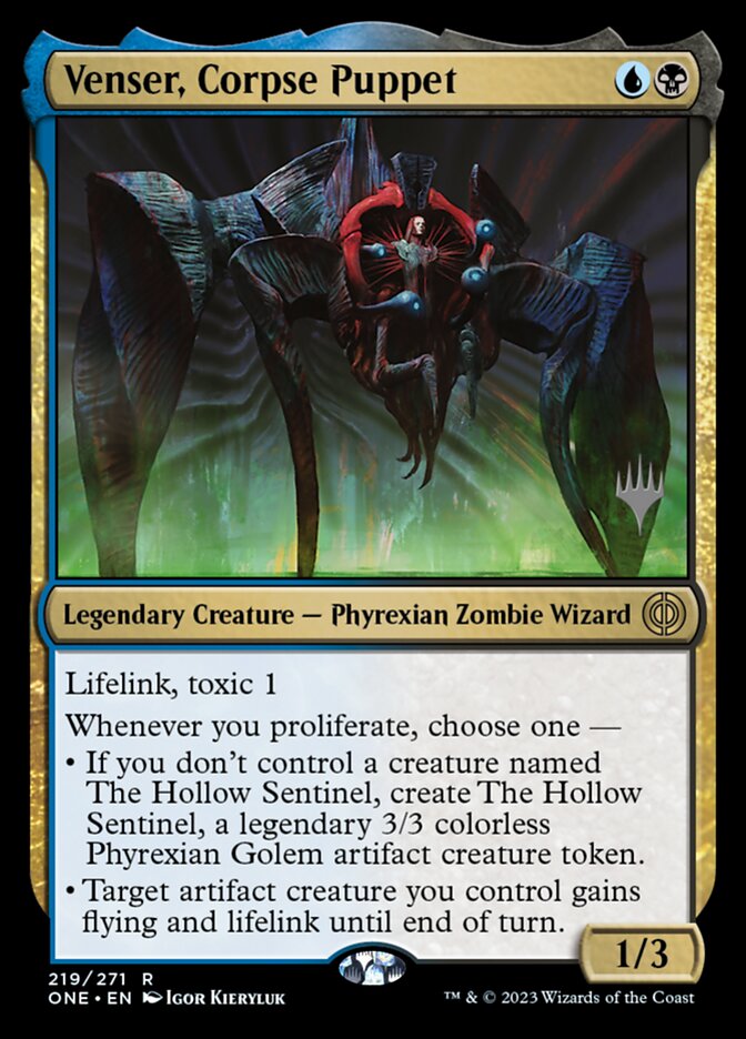 MTG Card Title: Venser, Corpse Puppet PONE/219p