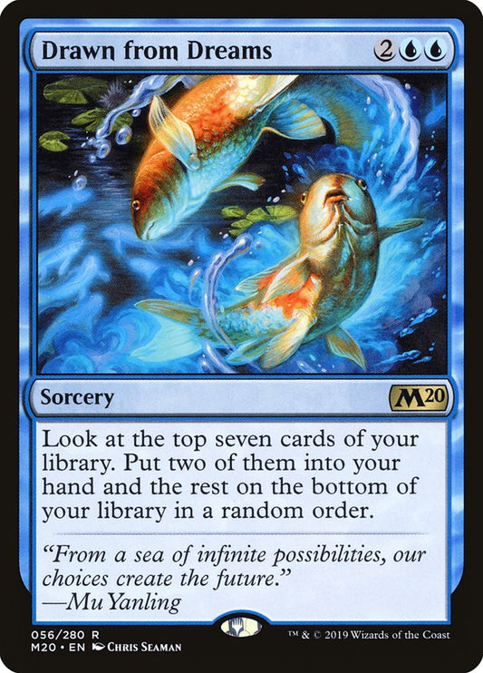 MTG Card Title: Drawn from Dreams M20/56