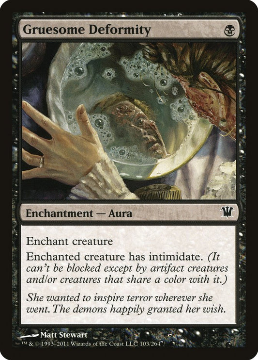 MTG Card Title: Gruesome Deformity ISD/103