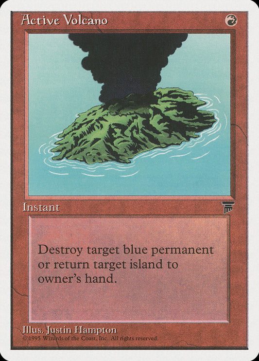 MTG Card Title: Active Volcano CHR/43