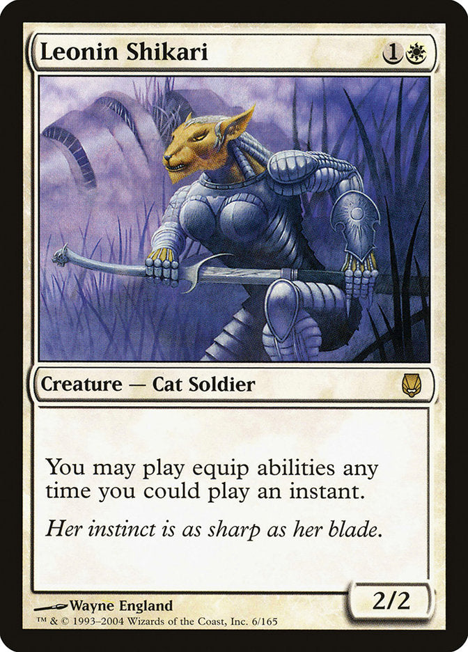 MTG Card Title: Leonin Shikari DST/6