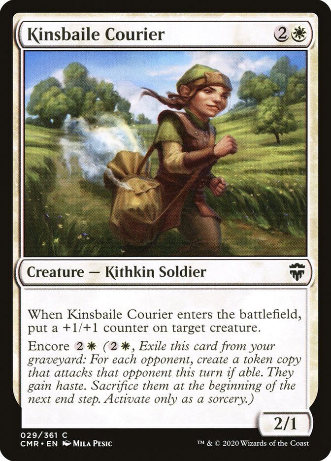 MTG Card Title: Kinsbaile Courier CMR/29