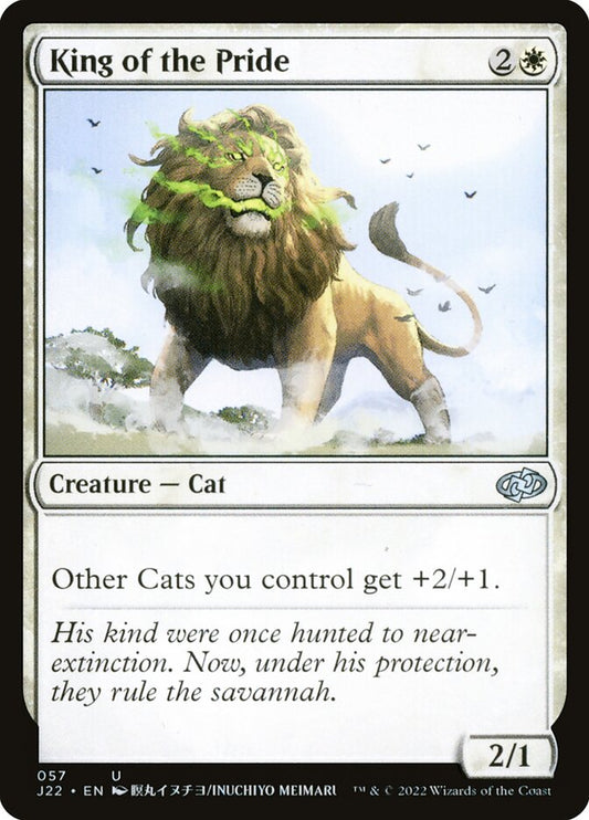 MTG Card Title: King of the Pride J22/57