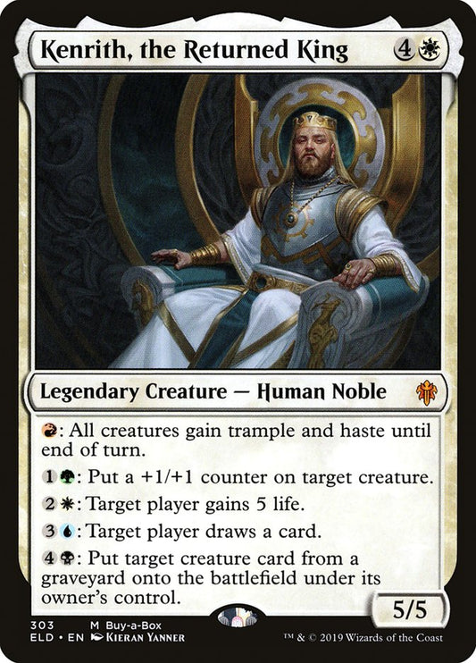 MTG Card Title: Kenrith, the Returned King ELD/303