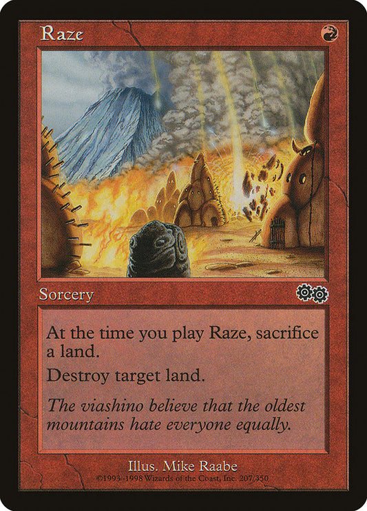 MTG Card Title: Raze USG/207