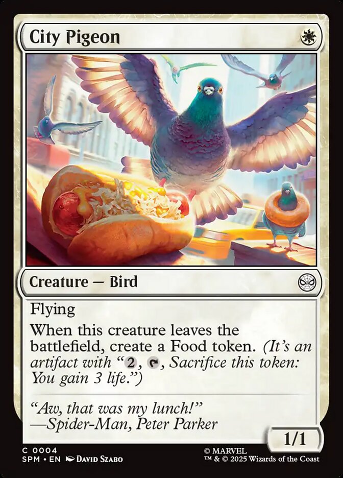 MTG Card Title: City Pigeon SPM/4