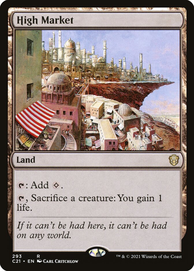 MTG Card Title: High Market C21/293