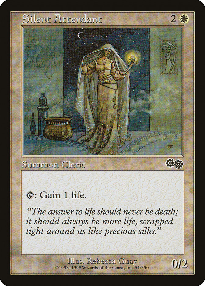 MTG Card Title: Silent Attendant USG/51