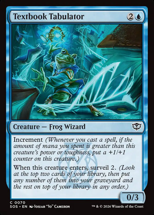 MTG Card Title: Textbook Tabulator SOS/70