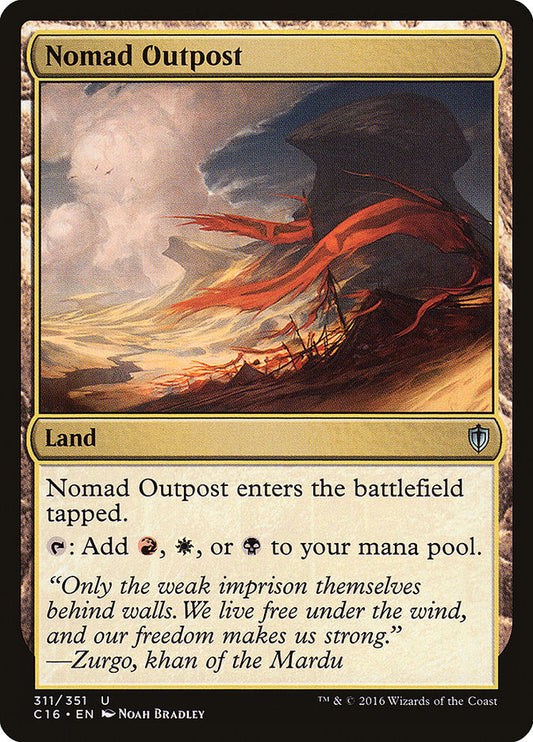 MTG Card Title: Nomad Outpost C16/311