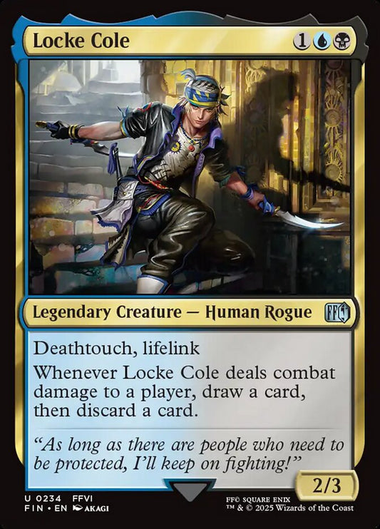 MTG Card Title: Locke Cole FIN/234