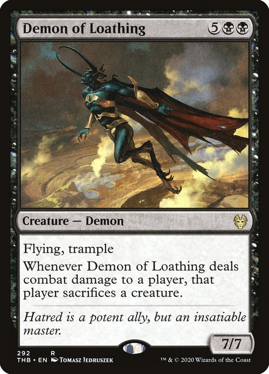 MTG Card Title: Demon of Loathing THB/292