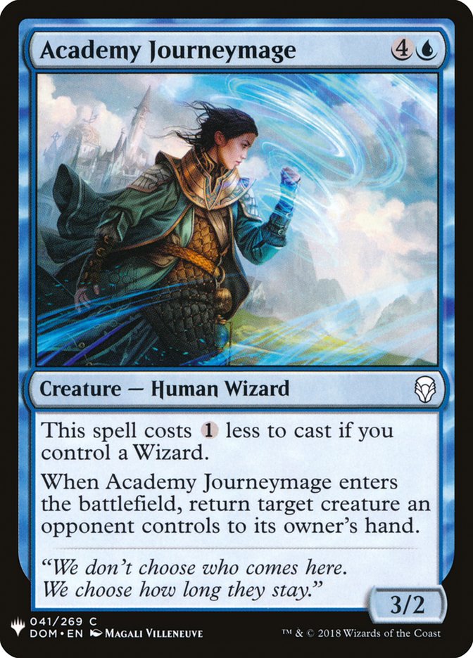 MTG Card Title: Academy Journeymage PLST/DOM-41