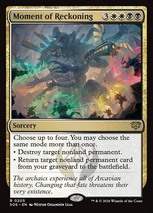 MTG Card Title: Moment of Reckoning SOS/205