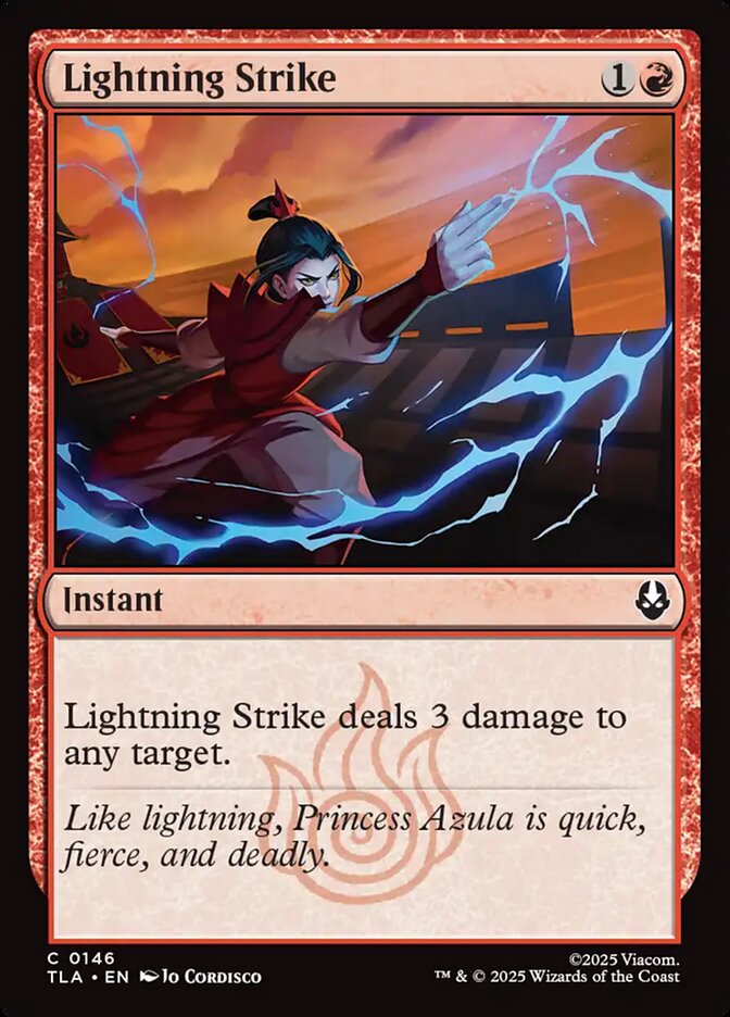 MTG Card Title: Lightning Strike TLA/146