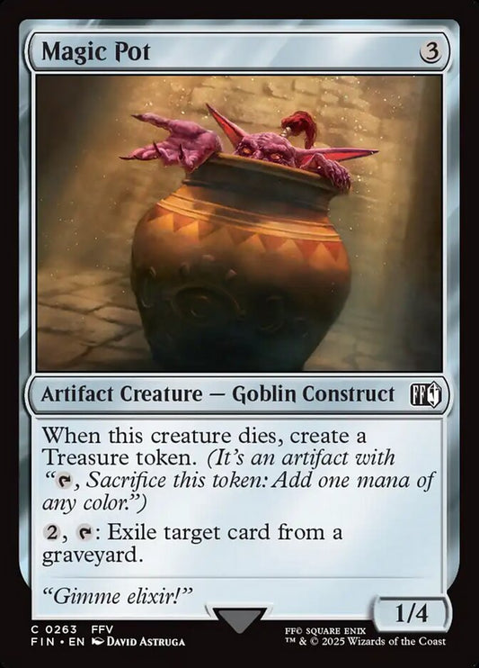 MTG Card Title: Magic Pot FIN/263