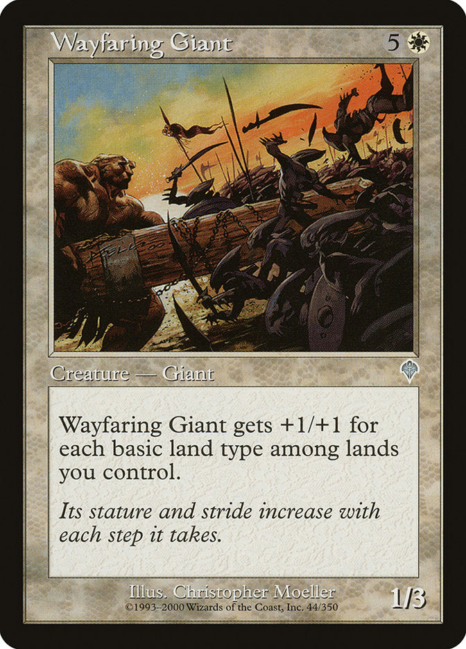 MTG Card Title: Wayfaring Giant INV/44