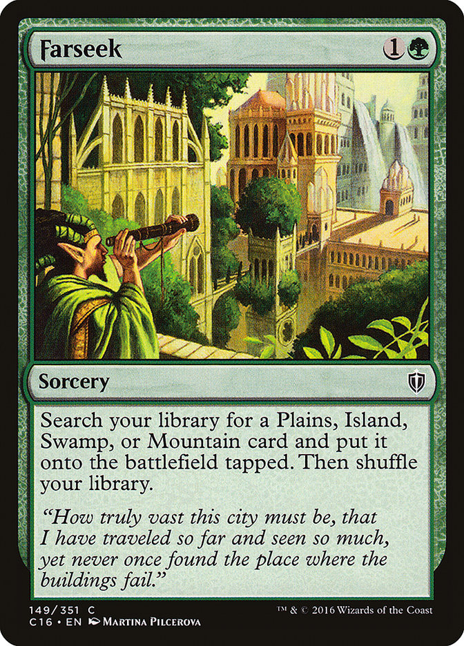 MTG Card Title: Farseek C16/149