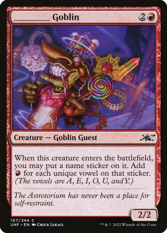 MTG Card Title: _____ Goblin UNF/107