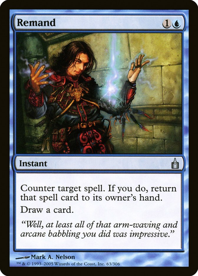 MTG Card Title: Remand RAV/63