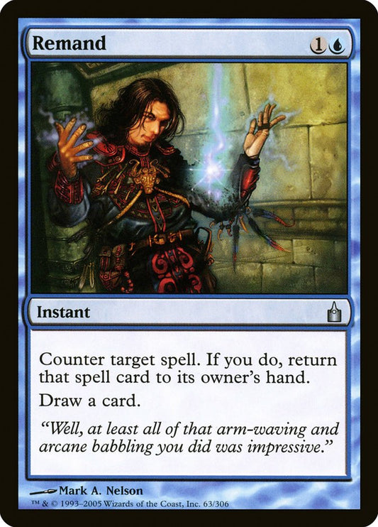 MTG Card Title: Remand RAV/63