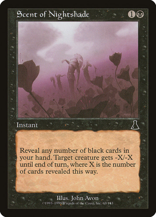 MTG Card Title: Scent of Nightshade UDS/69