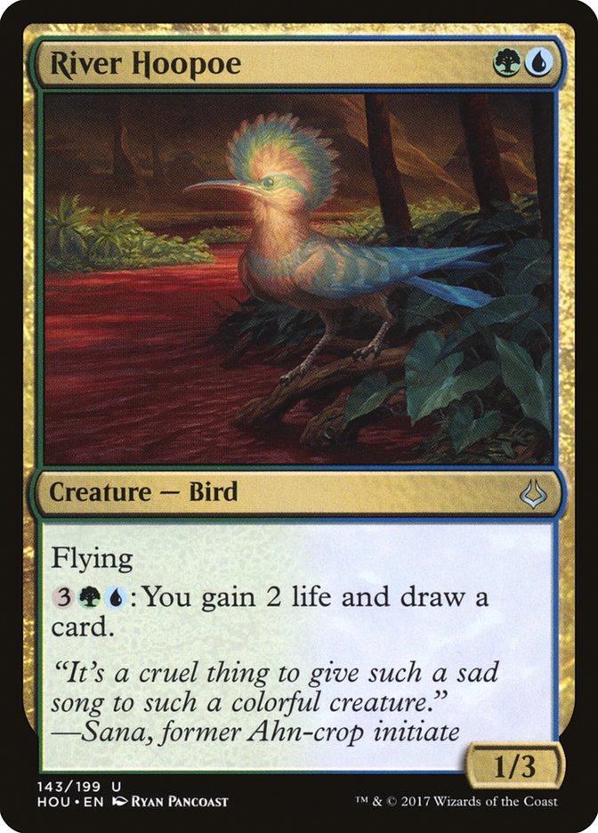 MTG Card Title: River Hoopoe HOU/143