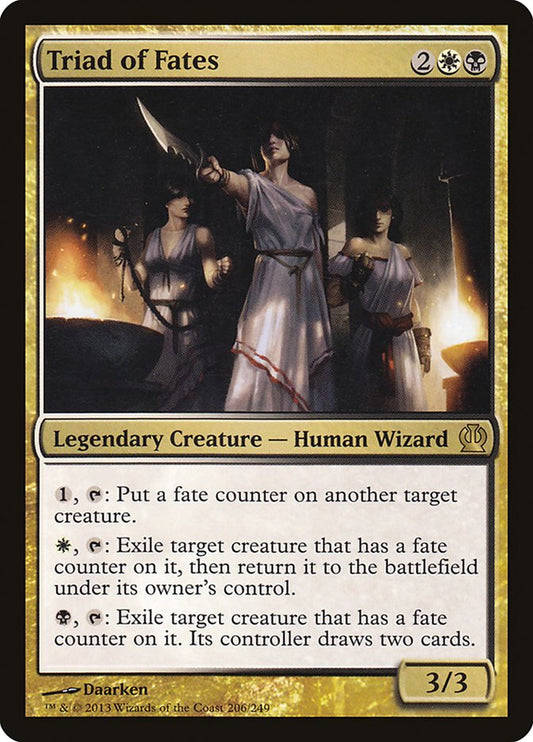 MTG Card Title: Triad of Fates THS/206
