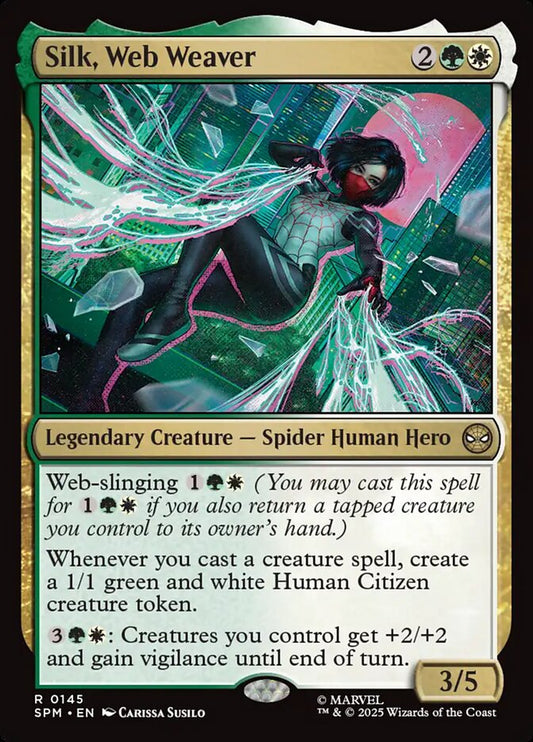 MTG Card Title: Silk, Web Weaver SPM/145