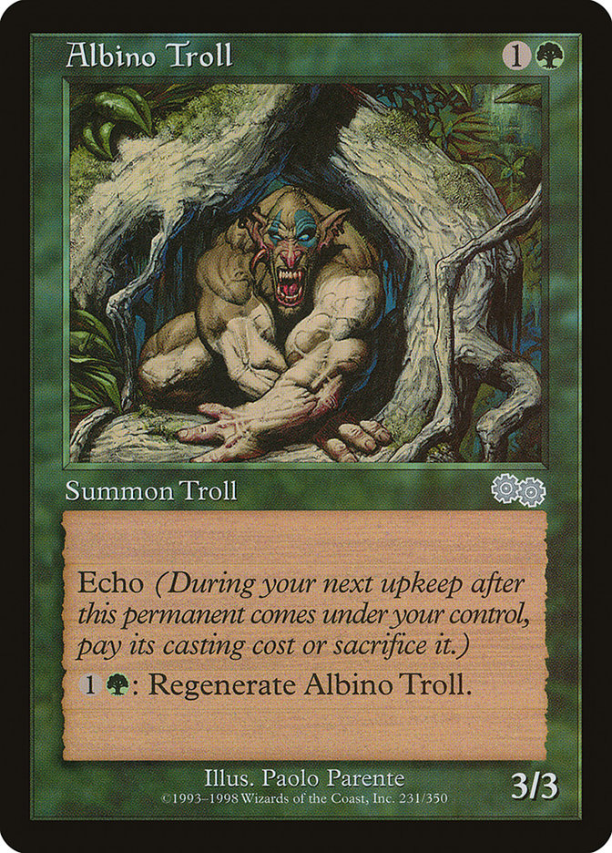 MTG Card Title: Albino Troll USG/231
