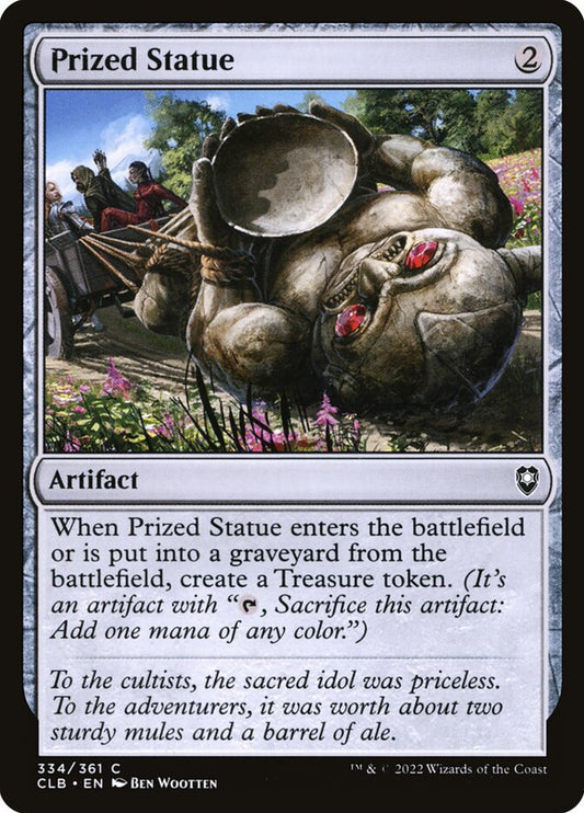 MTG Card Title: Prized Statue CLB/334