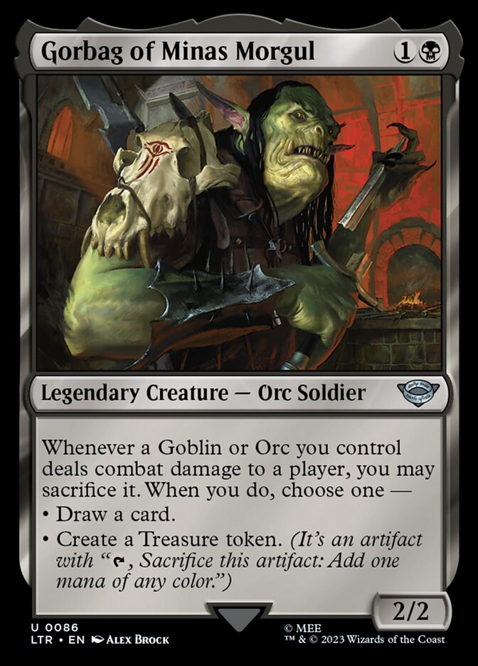 MTG Card Title: Gorbag of Minas Morgul LTR/86