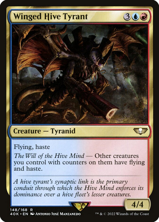 MTG Card Title: Winged Hive Tyrant 40K/148